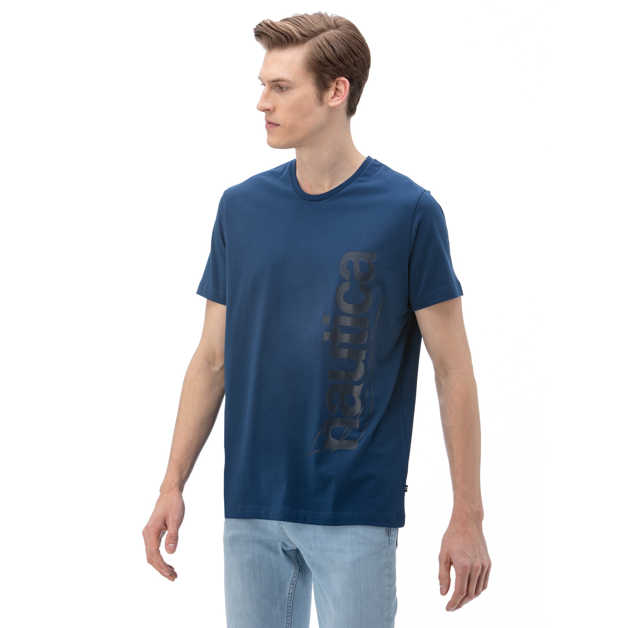 NAUTICA Erkek Mavi T-Shirt