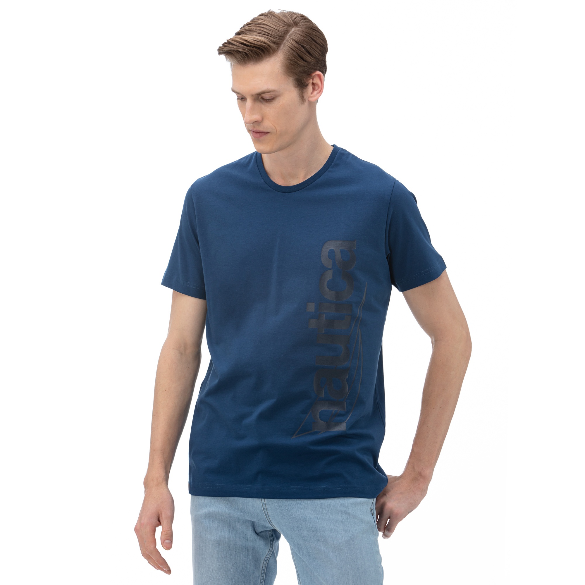 NAUTICA Erkek Mavi T-Shirt