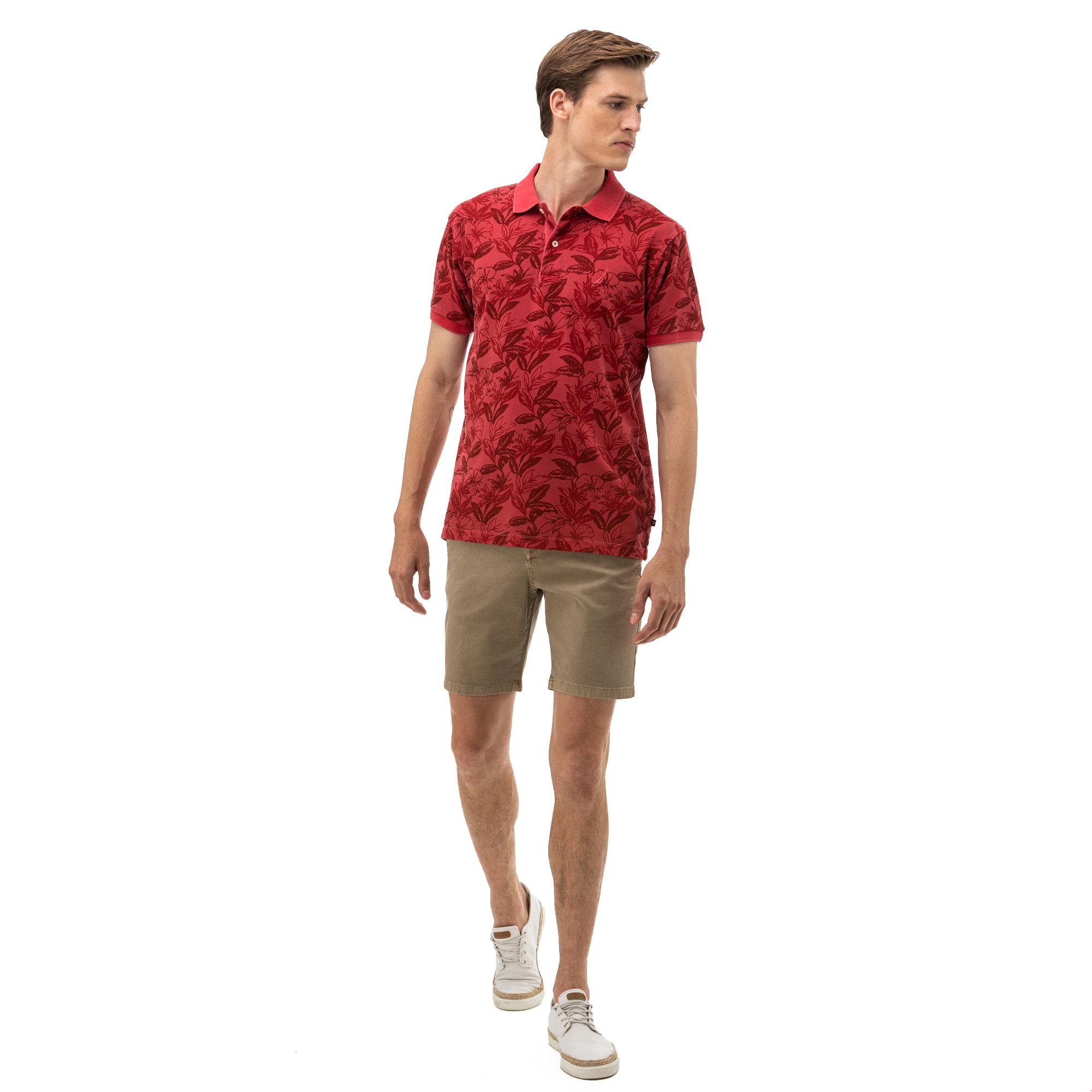 Nautica Bej Slim Fit Şort