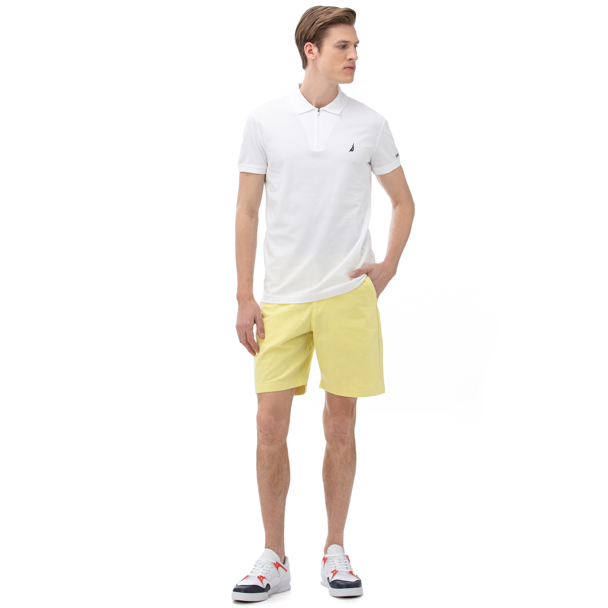 Nautica Sarı Classic Fit Şort