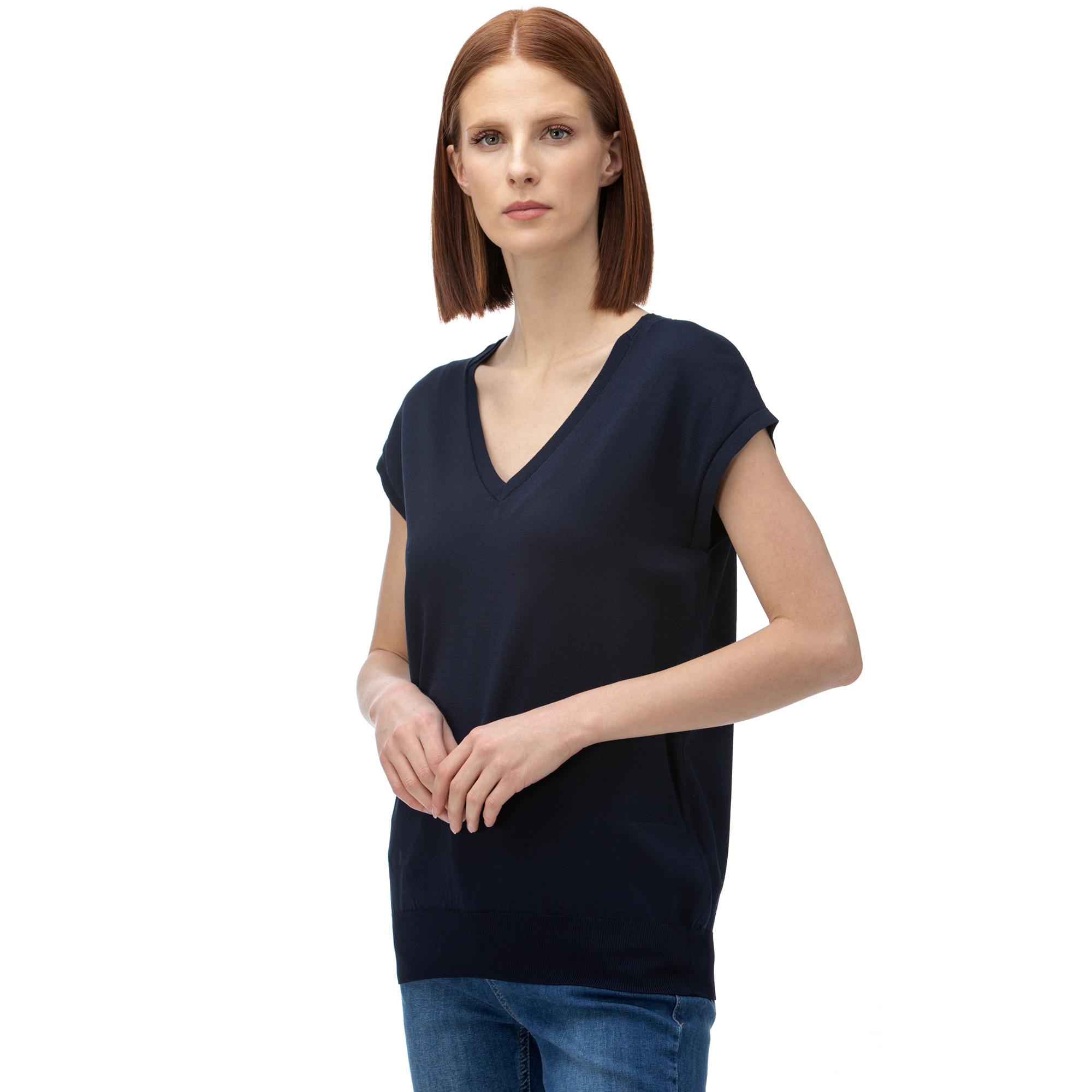 Nautica Lacivert Triko Kazak