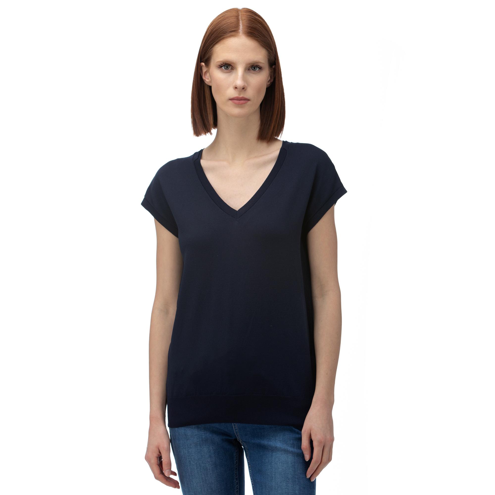 Nautica Lacivert Triko Kazak