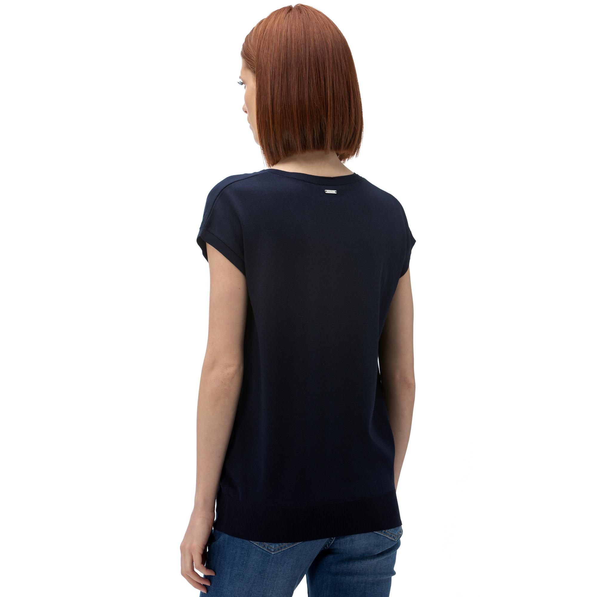 Nautica Lacivert Triko Kazak