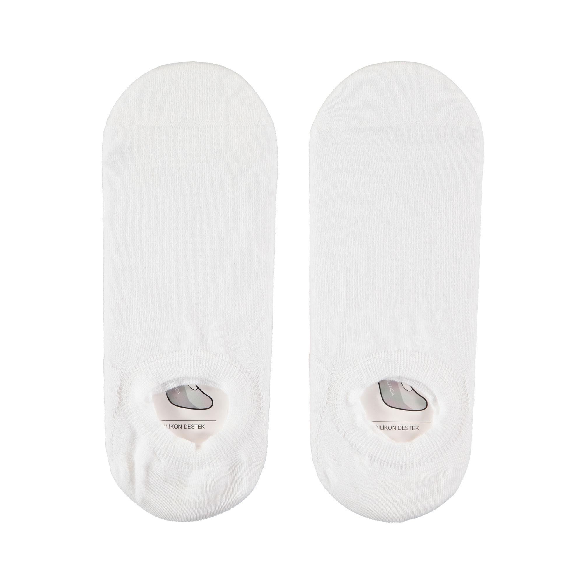 Nautica Erkek Beyaz 2'li Çorap