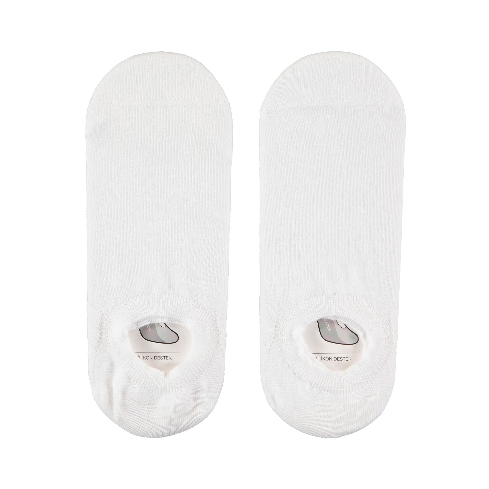  Nautica Unisex Beyaz 2'li Çorap