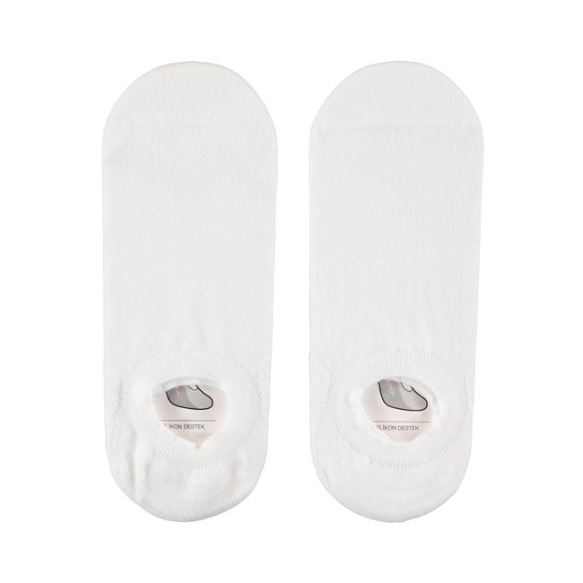  Nautica Unisex Beyaz 2'li Çorap