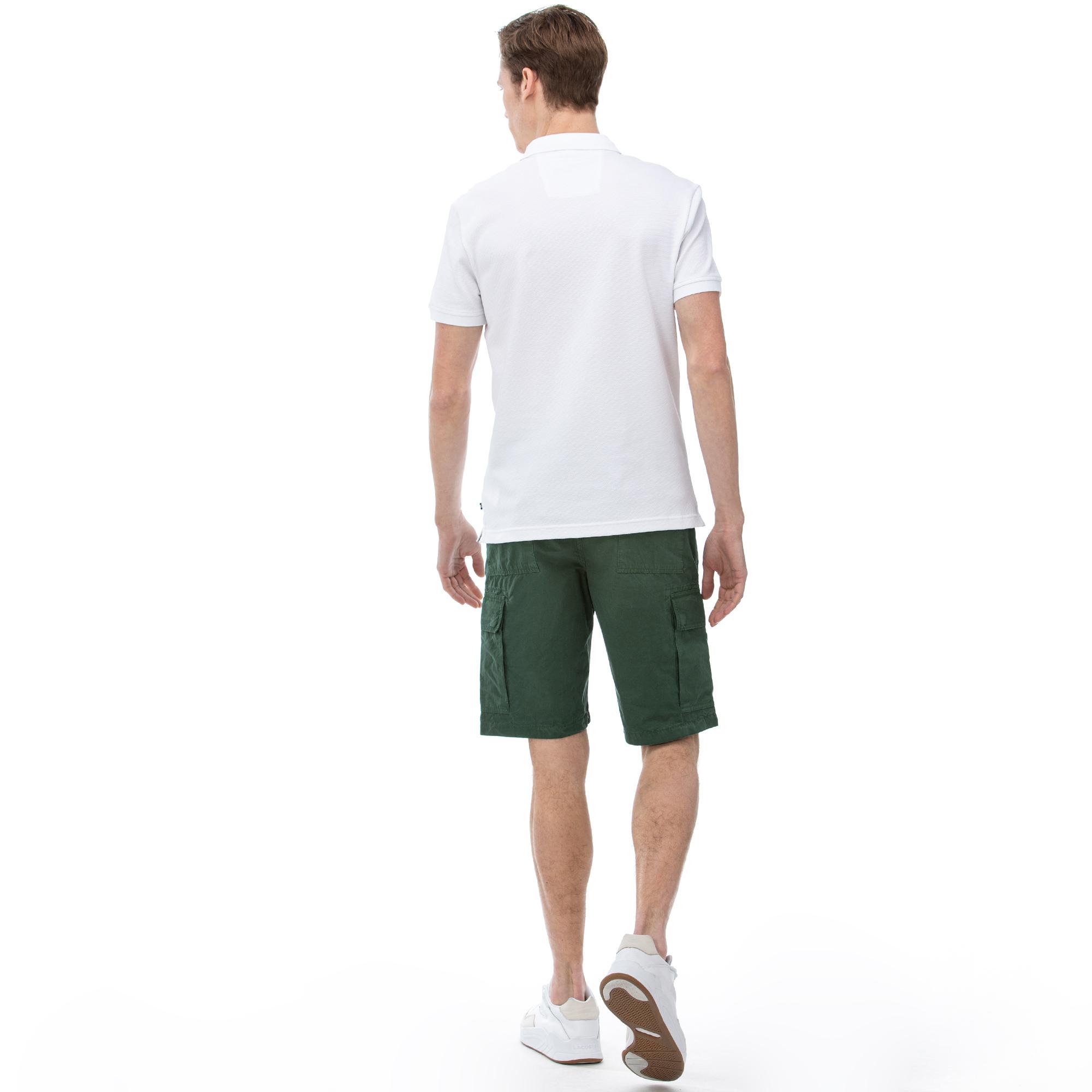 Nautica Erkek Yeşil Kargo Bermuda Şort