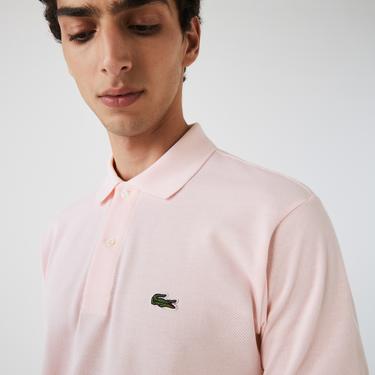  Lacoste L1212 Erkek Pembe Polo