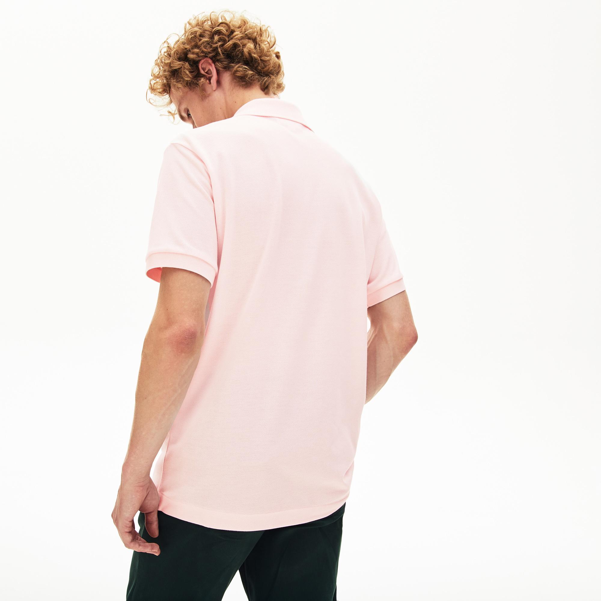 Lacoste L1212 Erkek Pembe Polo