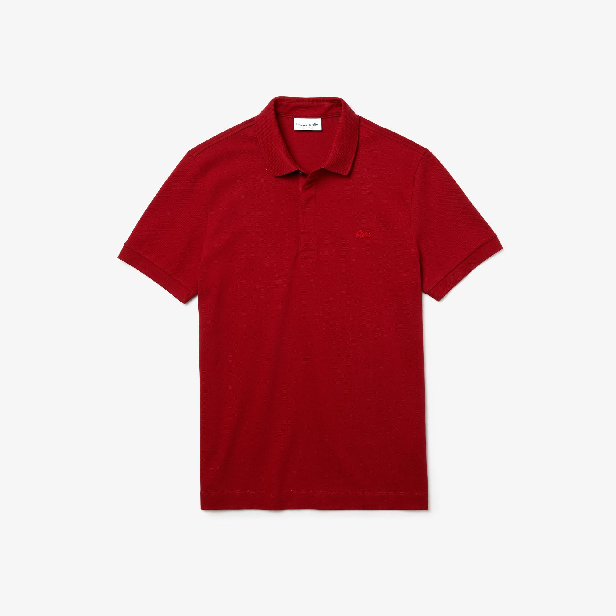 Lacoste Erkek Regular Fit Bordo Paris Polo