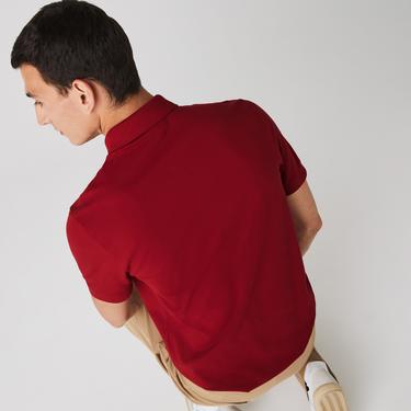 Lacoste Erkek Regular Fit Bordo Paris Polo
