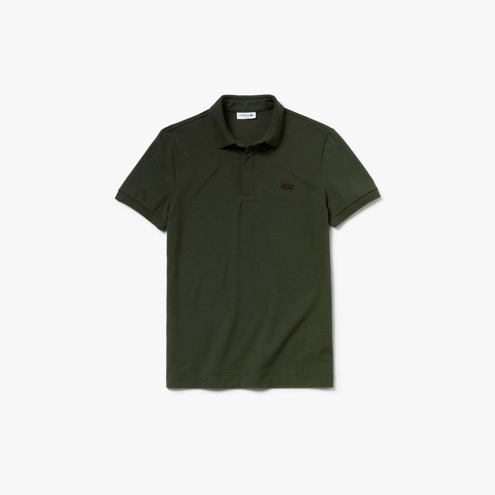 Lacoste Erkek Regular Fit Haki Paris Polo