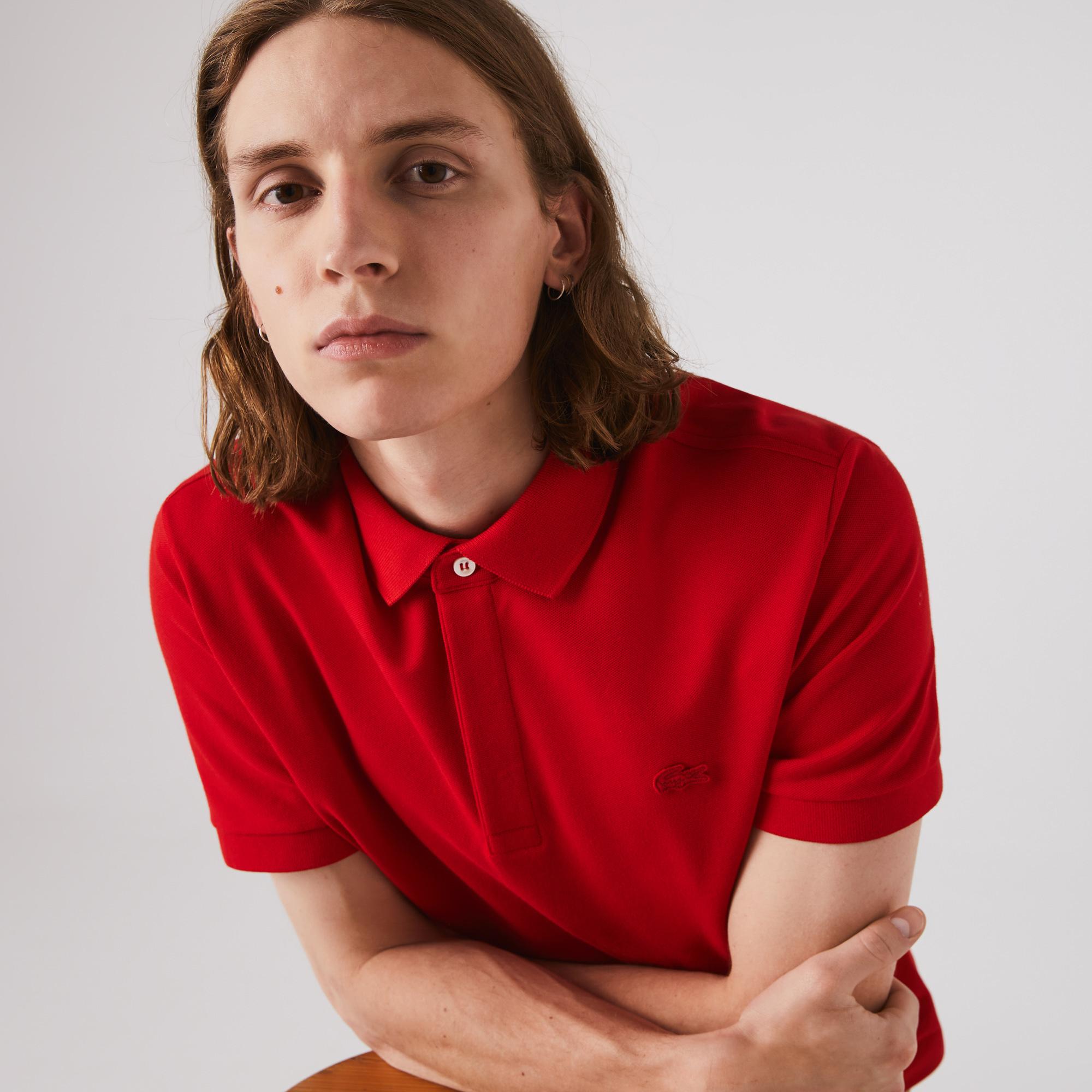 Erkek Regular Fit Kırmızı Paris Polo