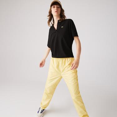  Kadın Relaxed Fit Siyah Polo