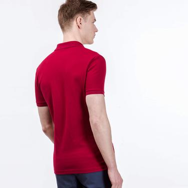  Lacoste Erkek Slim Fit Bordo Polo