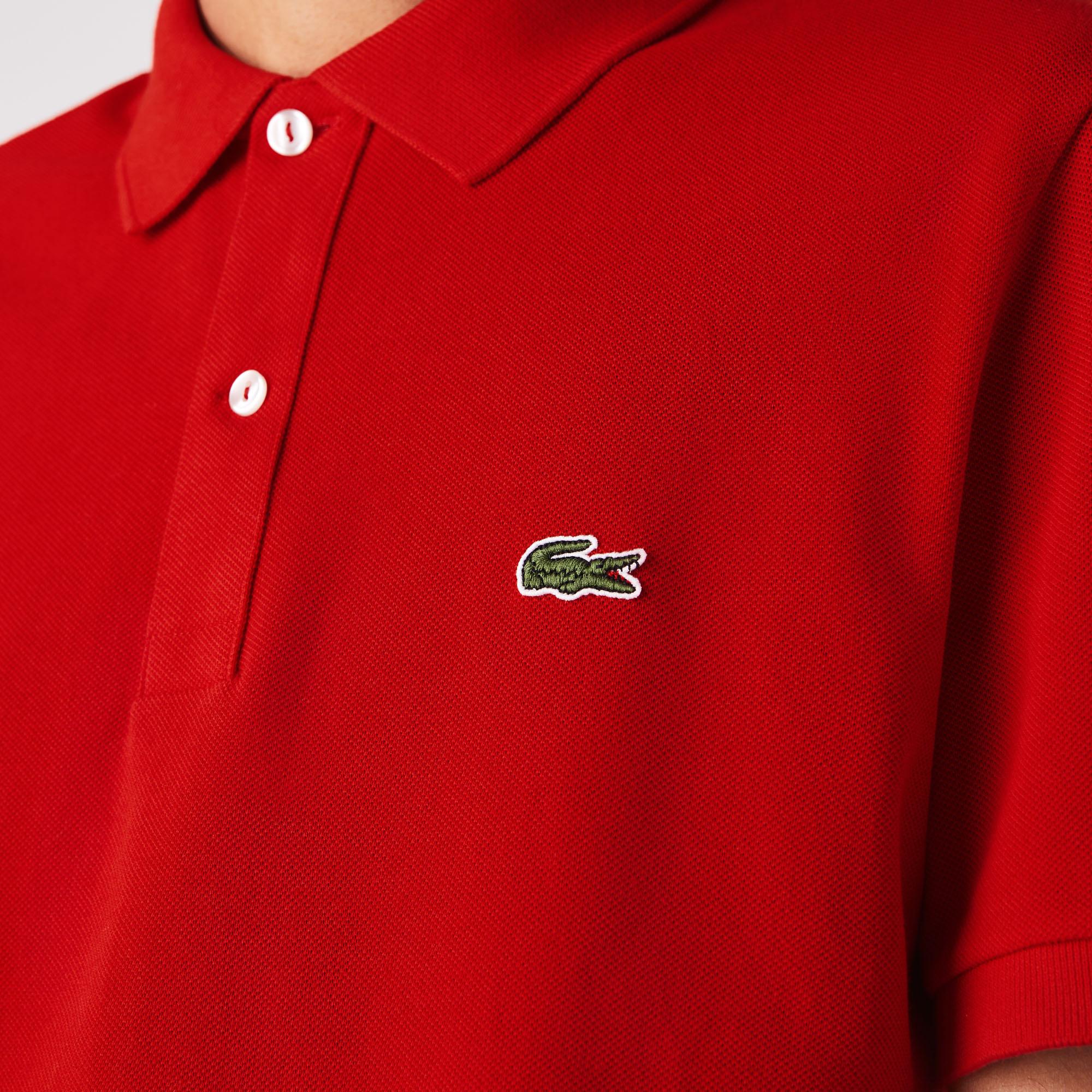 Lacoste L.12.12 Erkek Slim Fit Kırmızı Polo