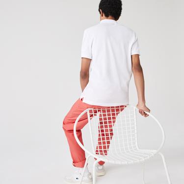  Lacoste L.12.12 Erkek Slim Fit Beyaz Polo