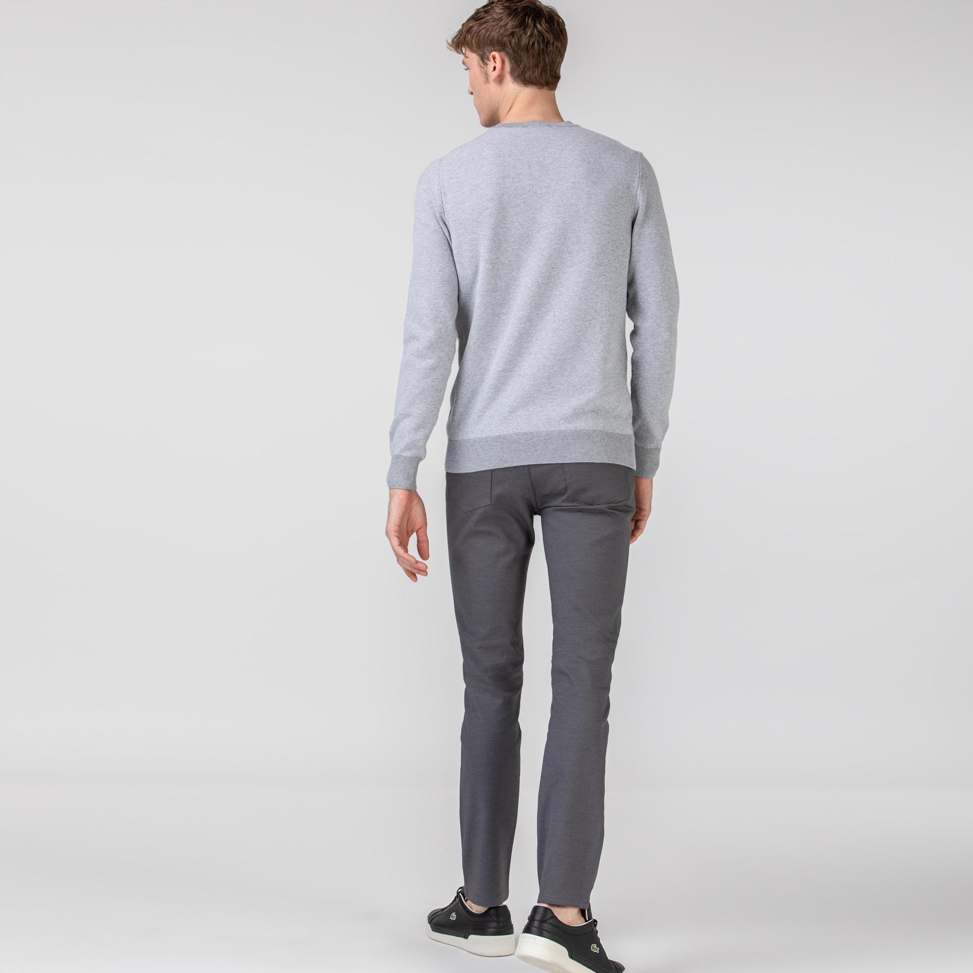 Erkek Slim Fit Gri Pantolon