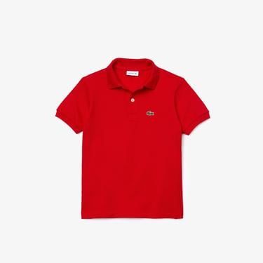  Lacoste Çocuk Regular Fit Kırmızı Polo