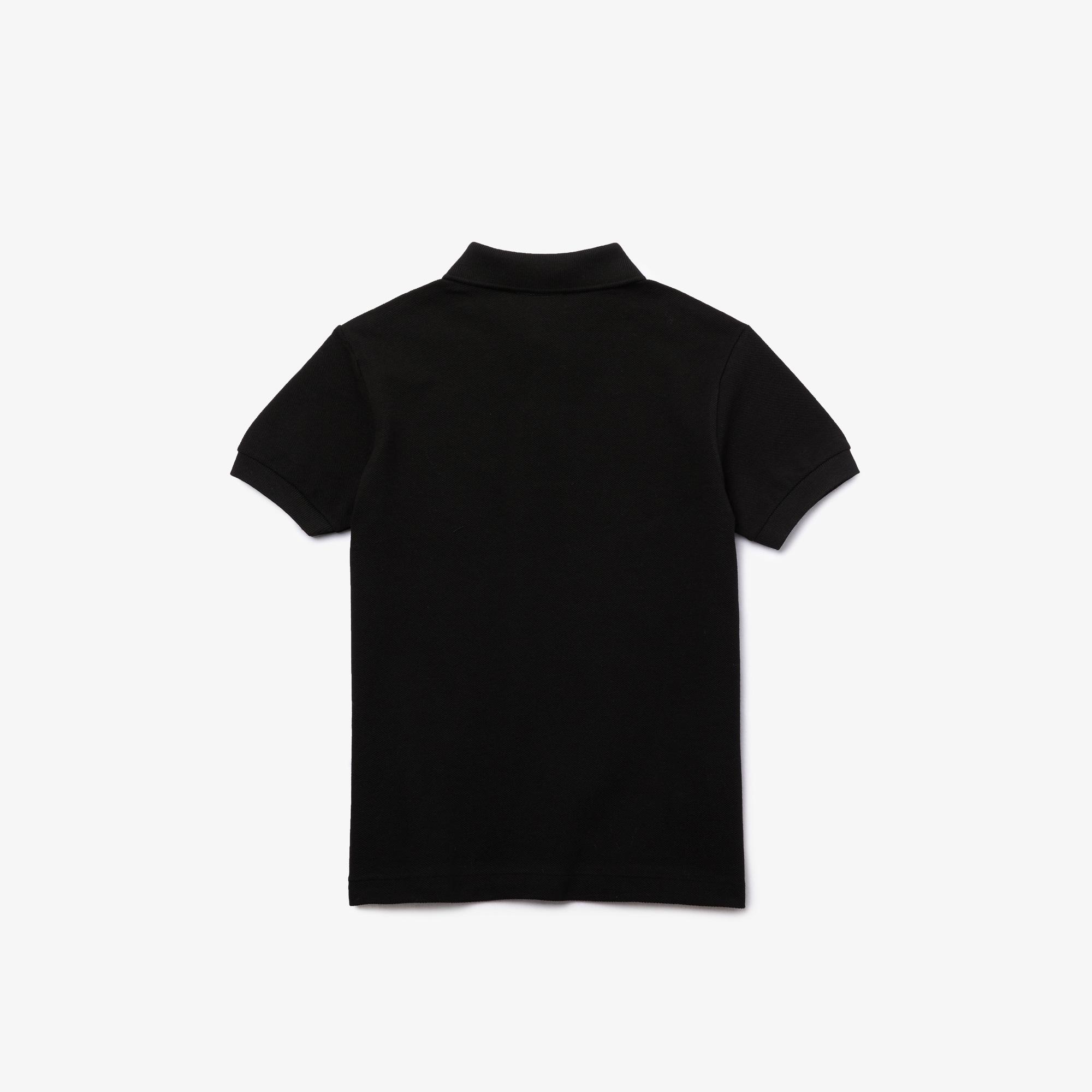 Lacoste Erkek Çocuk Regular Fit Siyah Polo