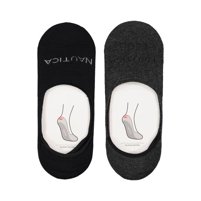  Nautica Antrasit-Siyah İkili Çorap