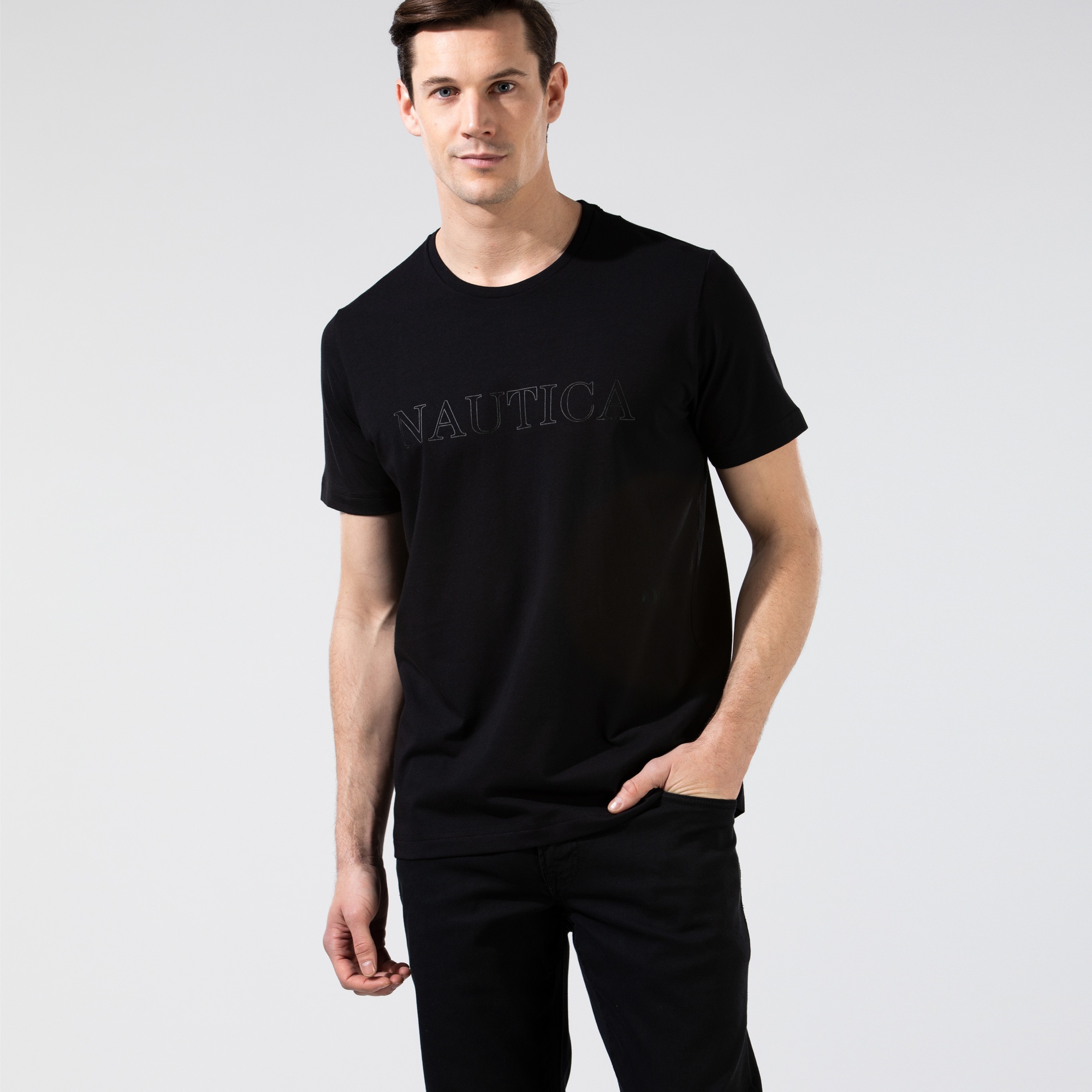 Nautica Siyah T-Shirt