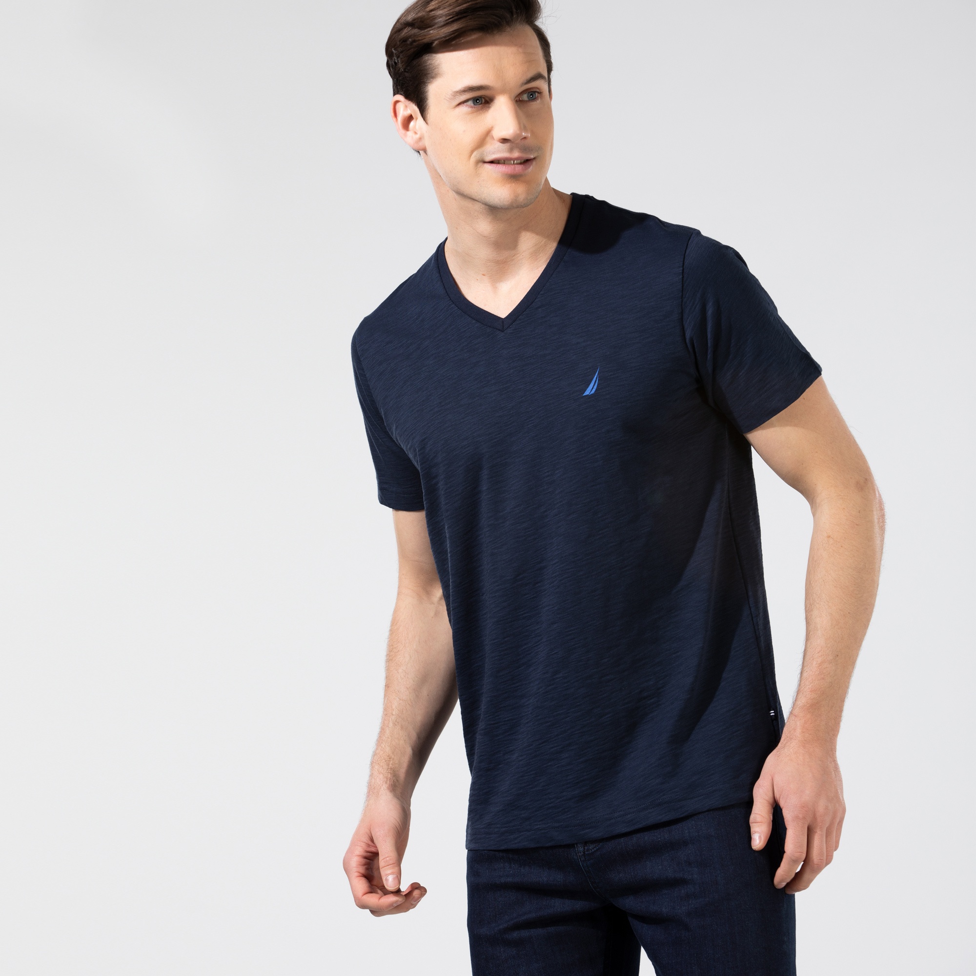 Nautica Lacivert T-Shirt