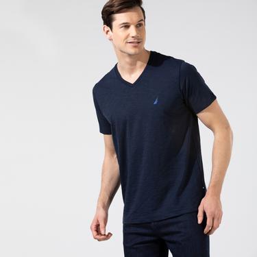  Nautica Lacivert T-Shirt