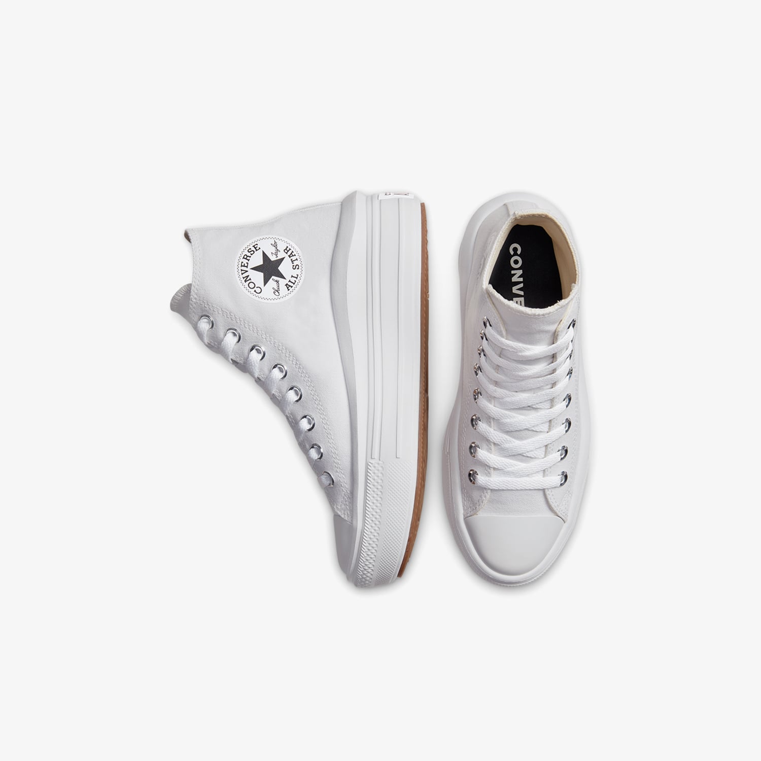 Converse Converse Chuck Taylor All Star Move Platform Hi Kadın Beyaz Sneaker | FashFed Beyaz - 5. görsel
