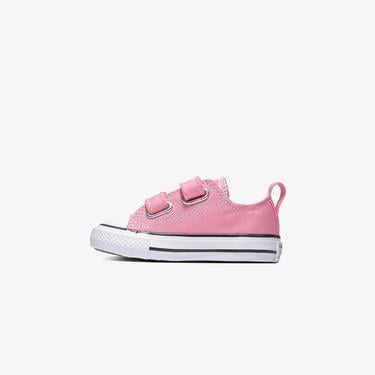  Converse Chuck Taylor All Star 2V Hook And Loop Bebek Pembe Sneaker