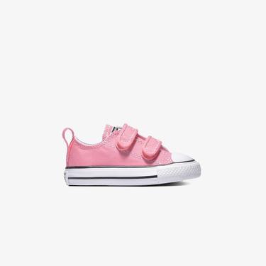  Converse Chuck Taylor All Star 2V Hook And Loop Bebek Pembe Sneaker