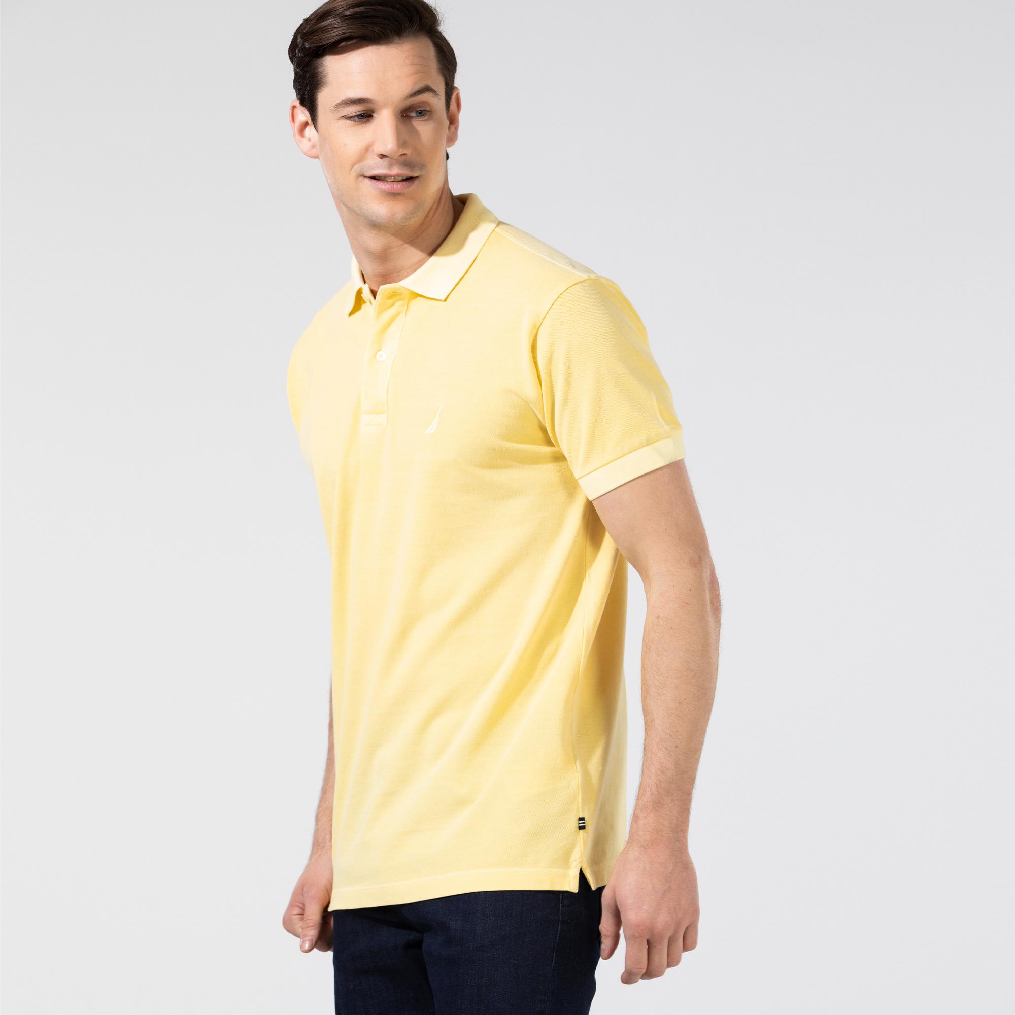 Nautica Sarı Classic Fit Polo