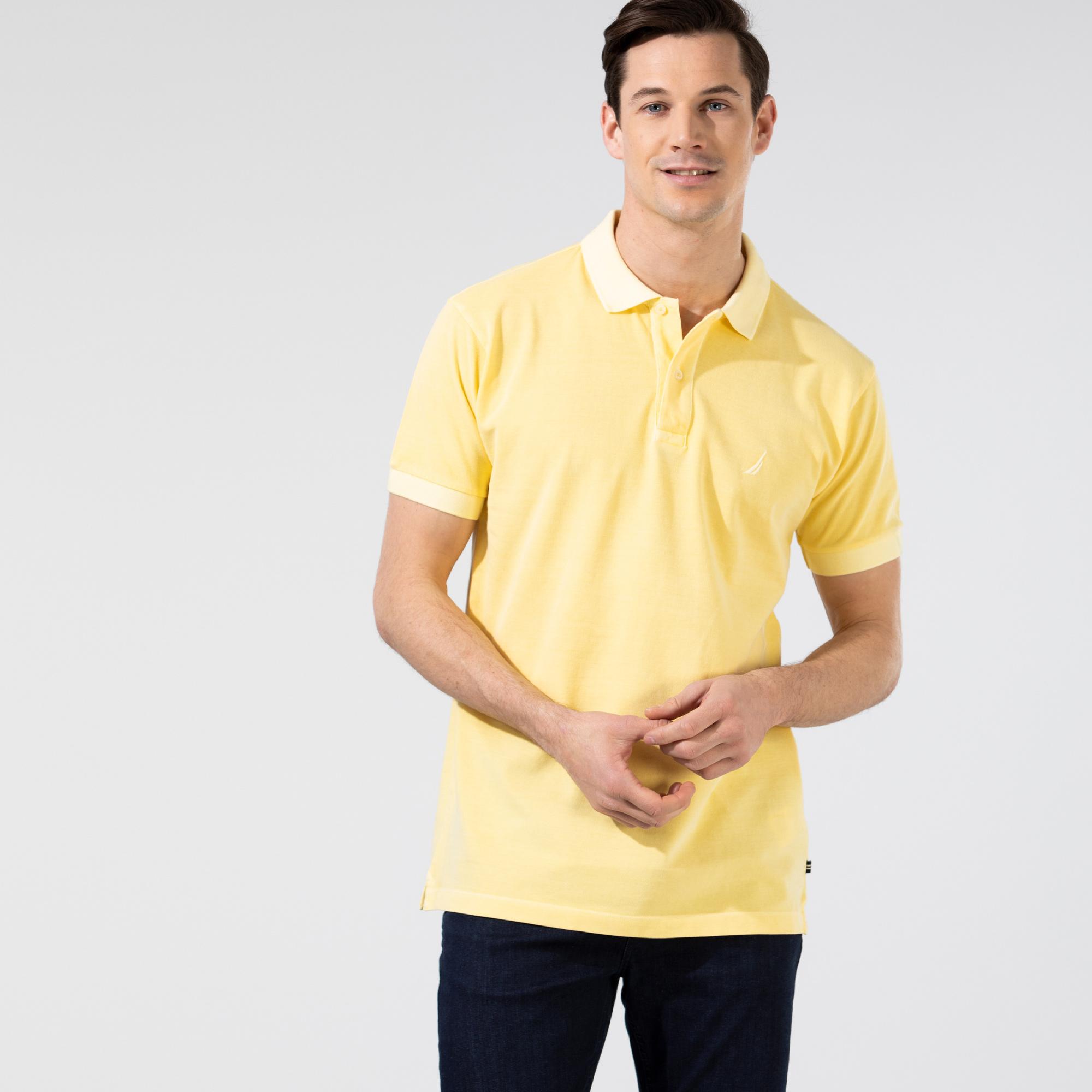 Nautica Sarı Classic Fit Polo