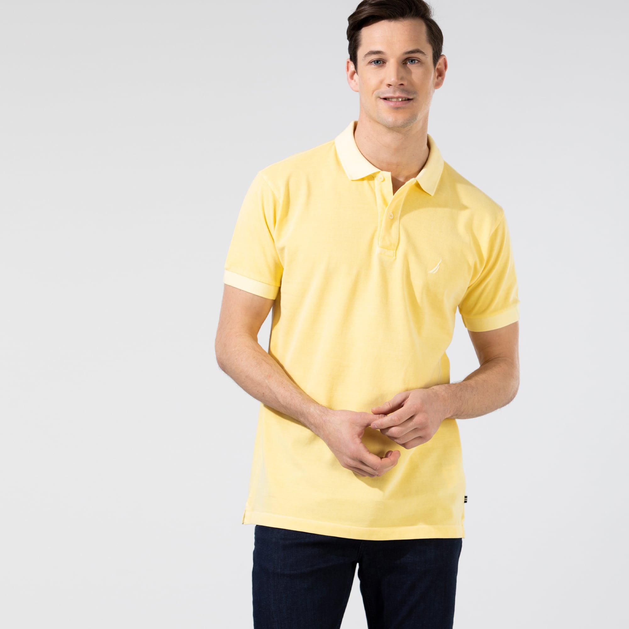  Nautica Sarı Classic Fit Polo