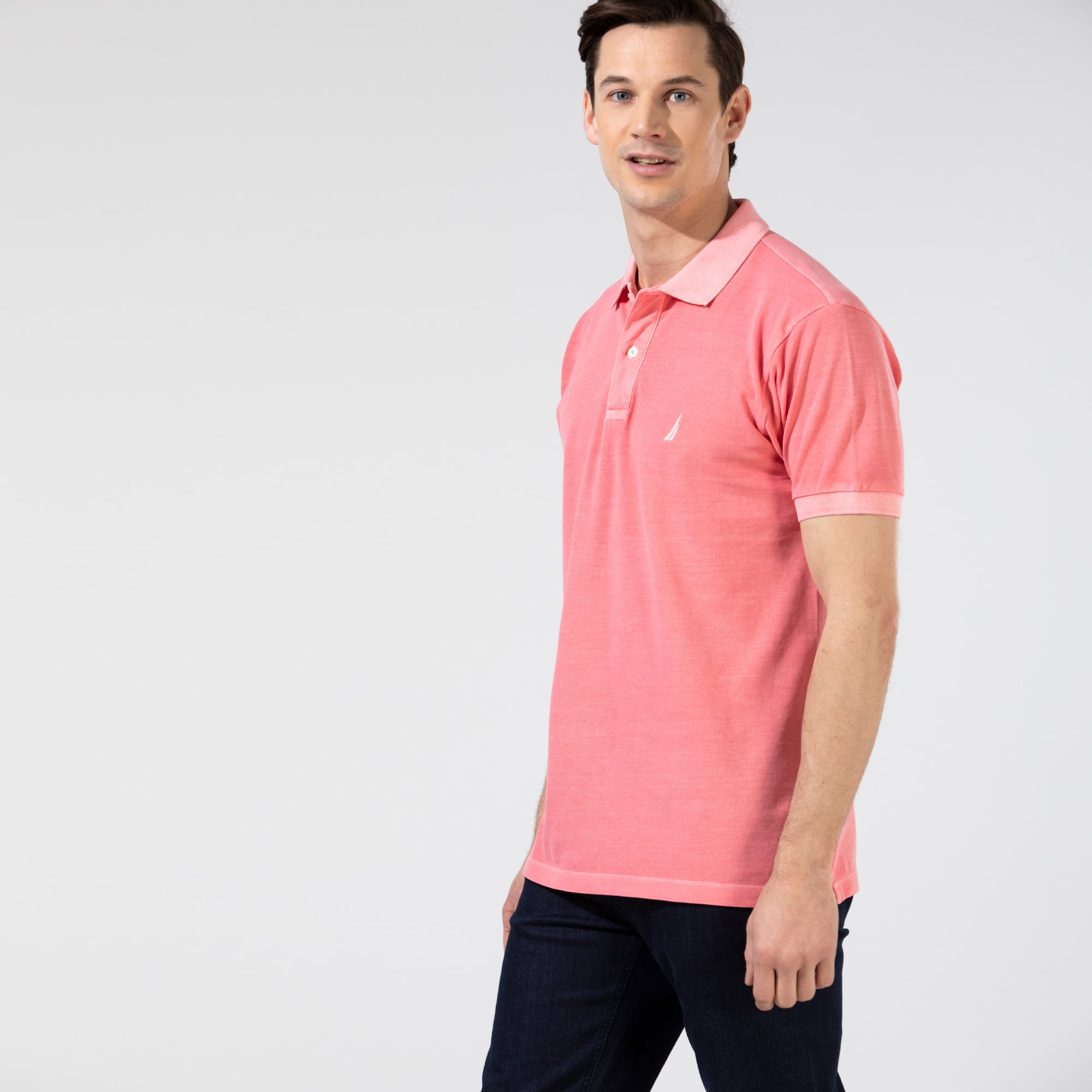 Nautica Pembe Classic Fit Polo