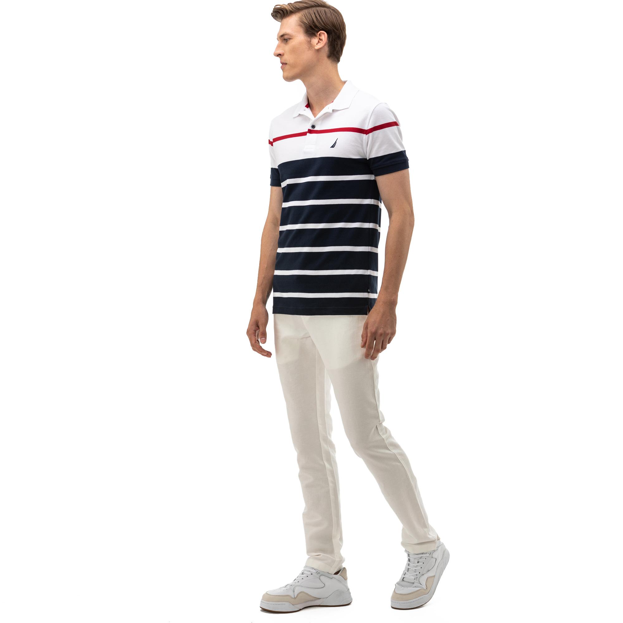 Nautica Krem Classic Fit Pantolon