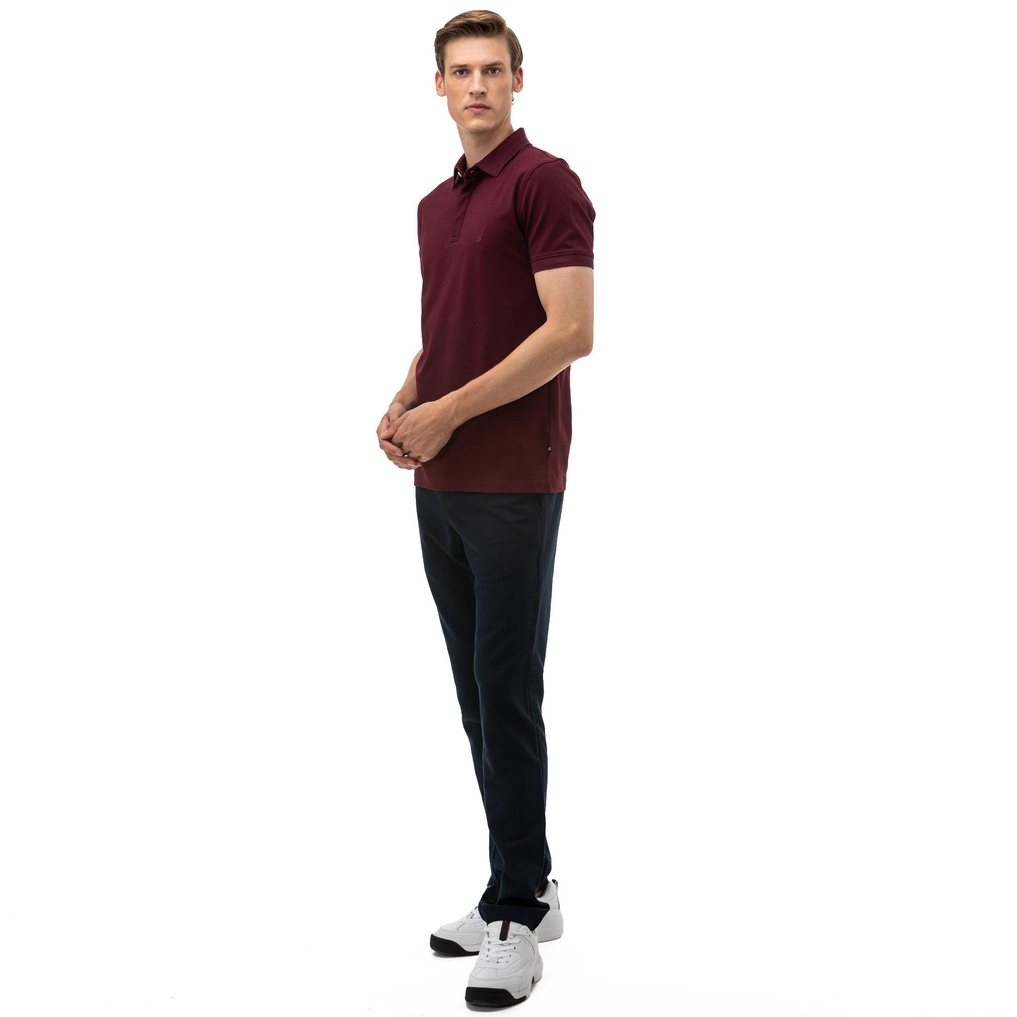 Nautica Lacivert Classic Fit Pantolon