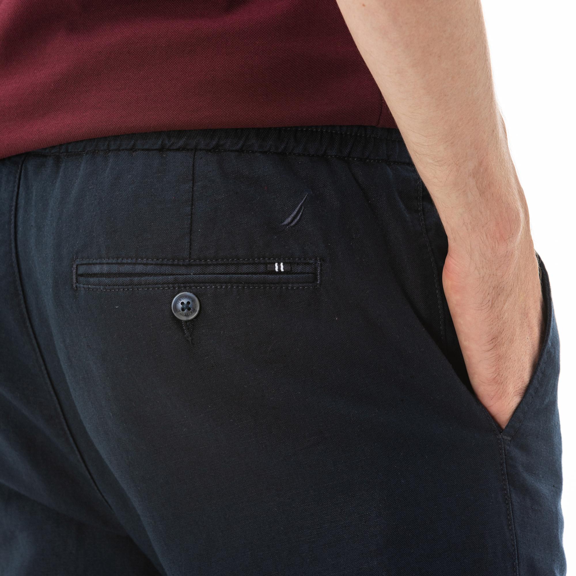 Nautica Lacivert Classic Fit Pantolon