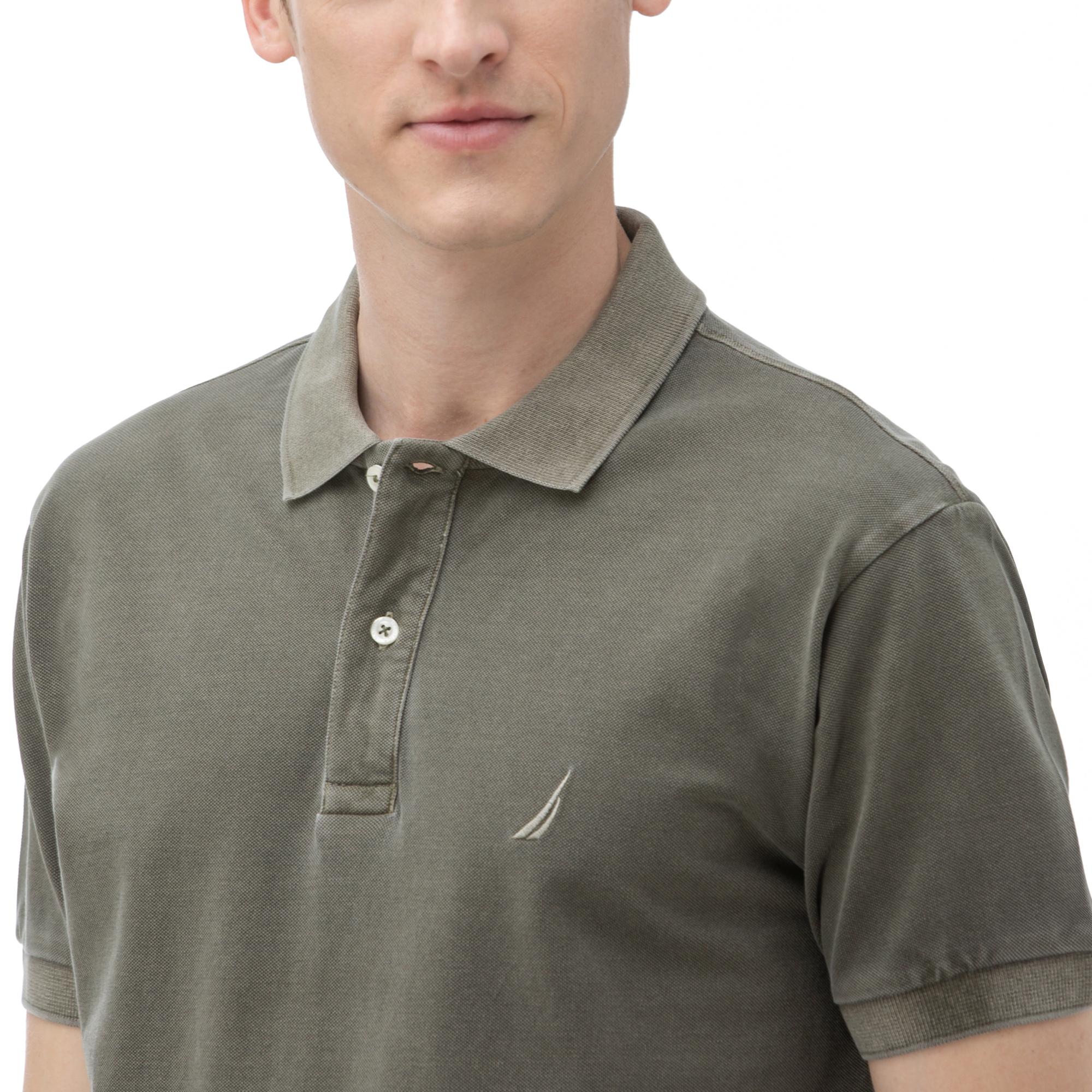 Nautica Haki Classic Fit Polo