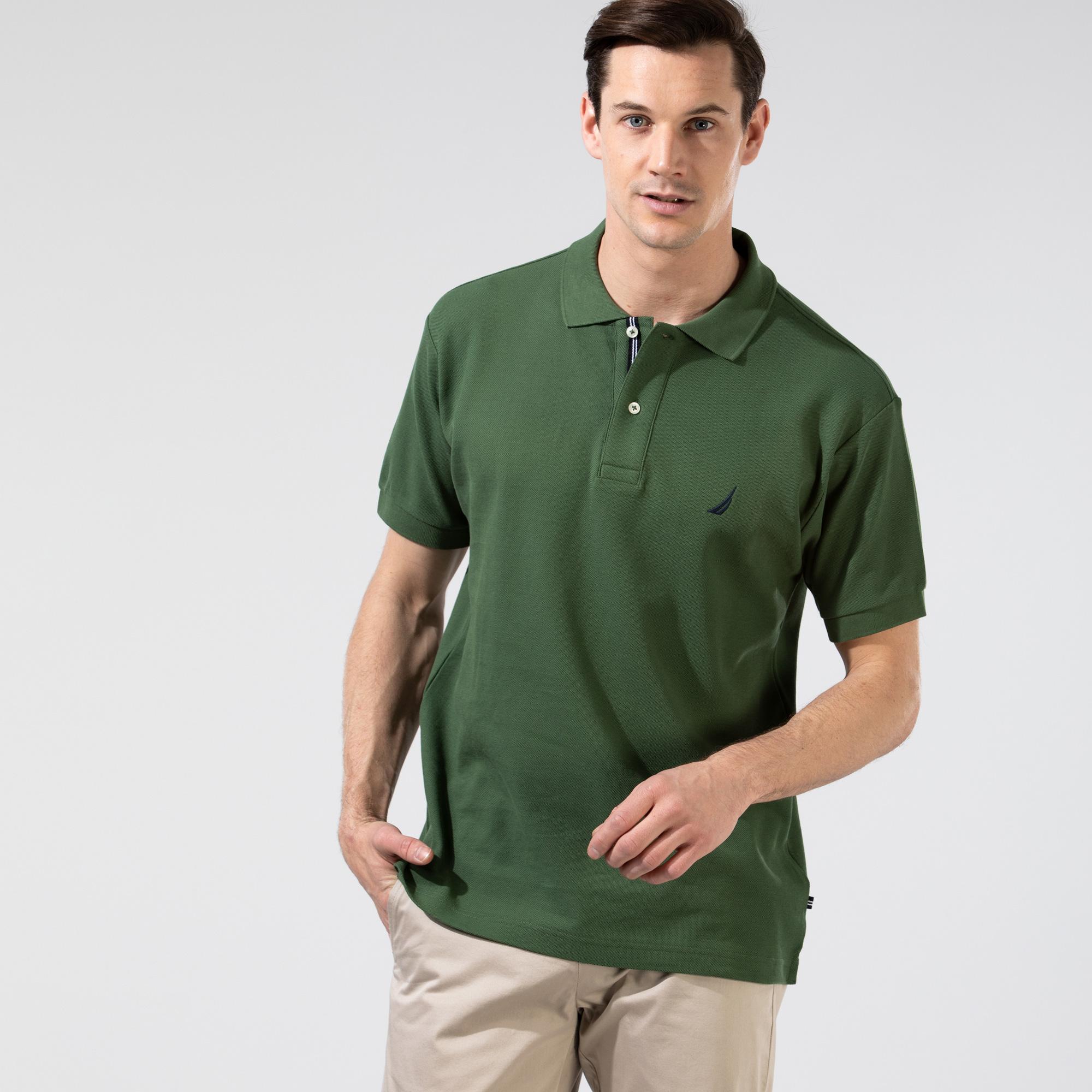 Nautica Haki Classic Fit Polo