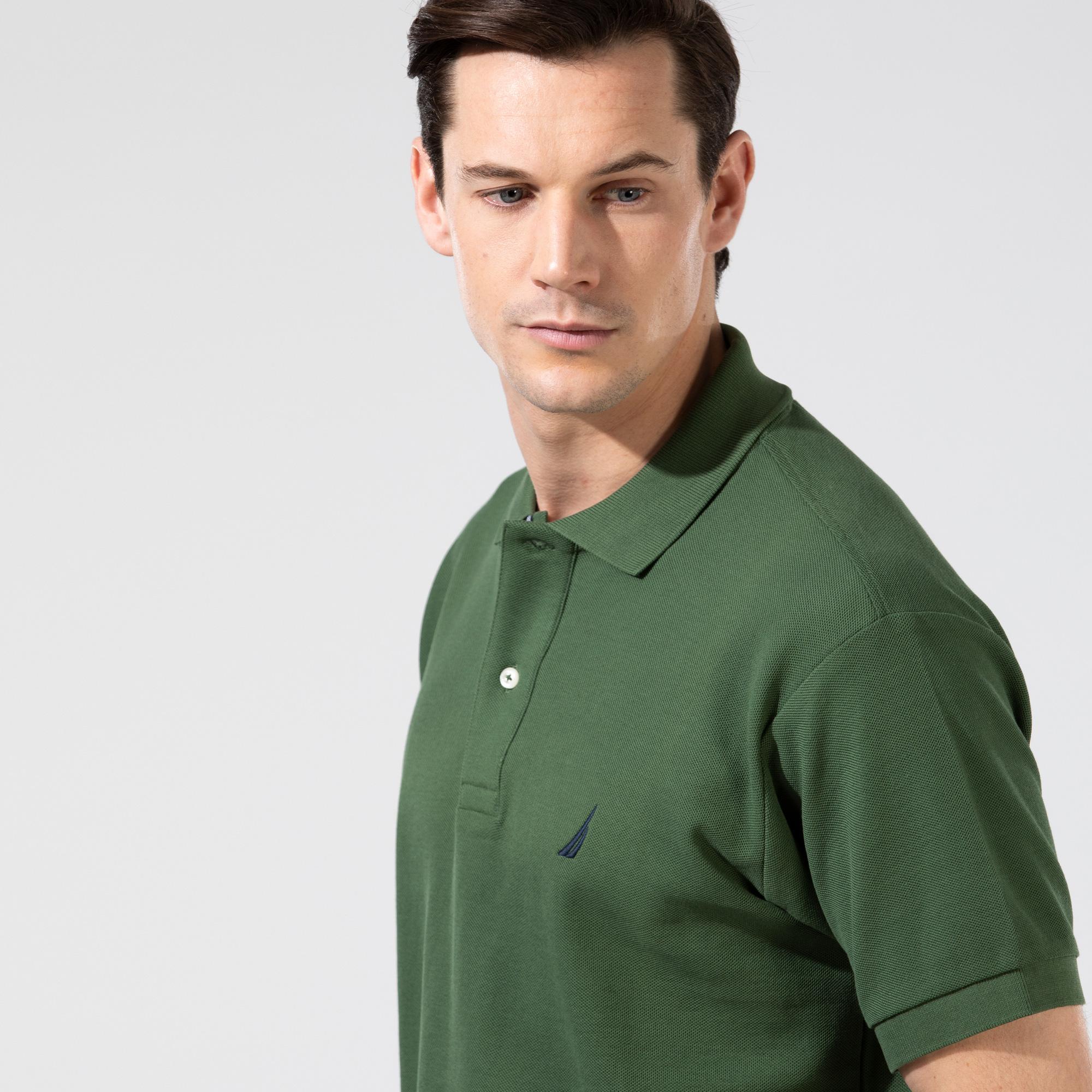 Nautica Haki Classic Fit Polo