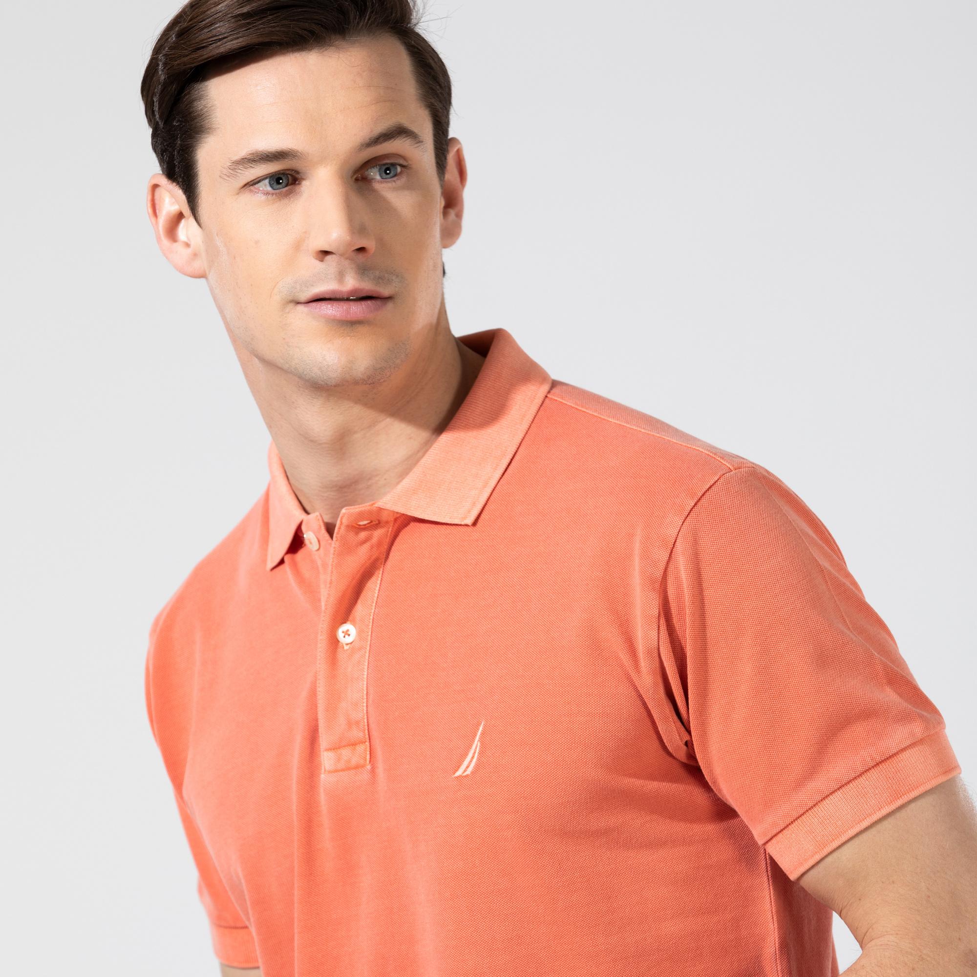 Nautica Turuncu Classic Fit Polo