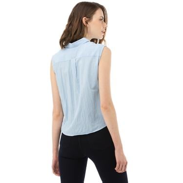  Nautica Mavi Kolsuz Ekose Gömlek