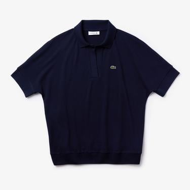  Kadın Loose Fit Lacivert Polo