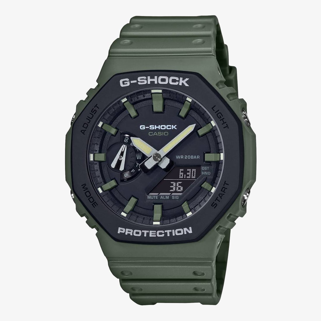  Casio G-Shock GA-2110SU-3ADR Erkek Yeşil Kol Saati