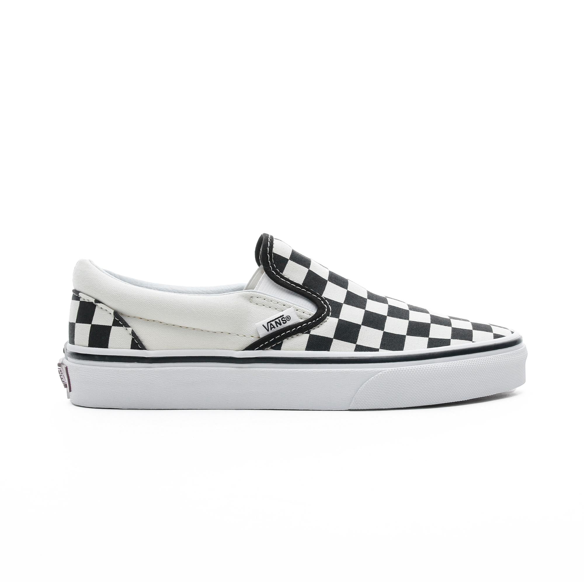 Vans Classic Slip-On Checkerboard Siyah - Bej Unisex Sneaker