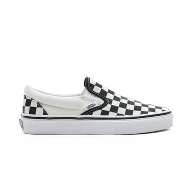  Vans Classic Slip-On Checkerboard Siyah - Bej Unisex Sneaker