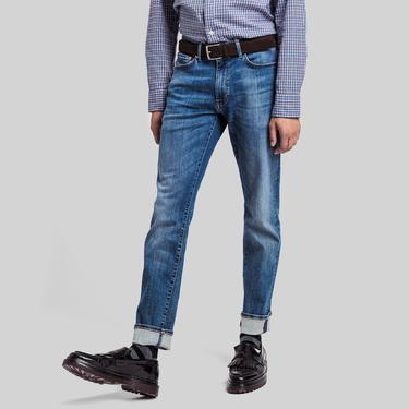  GANT Erkek Mavi Extra Slim Fit Jean Pantolon