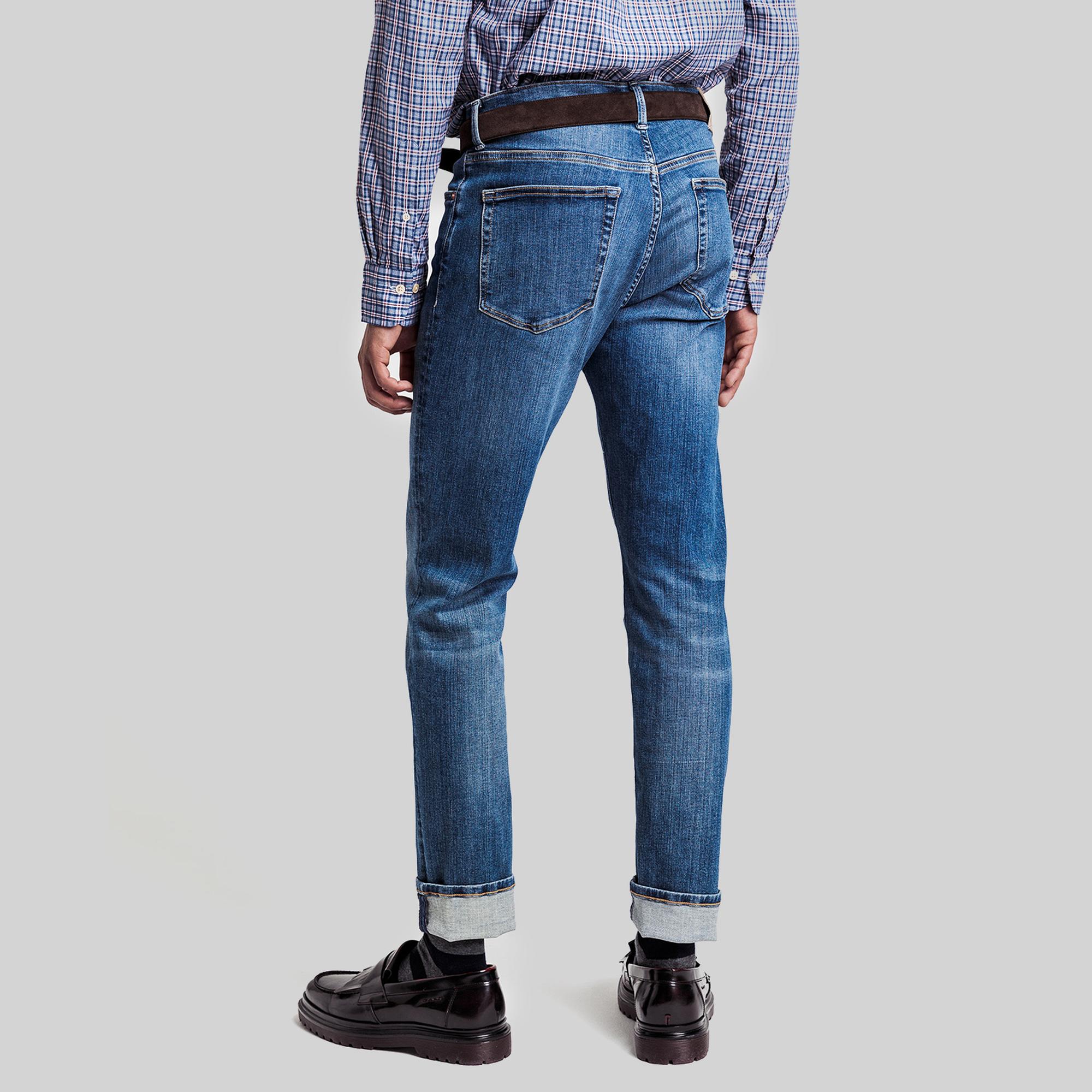 Gant Lacivert Extra Slim Jean Pantolon