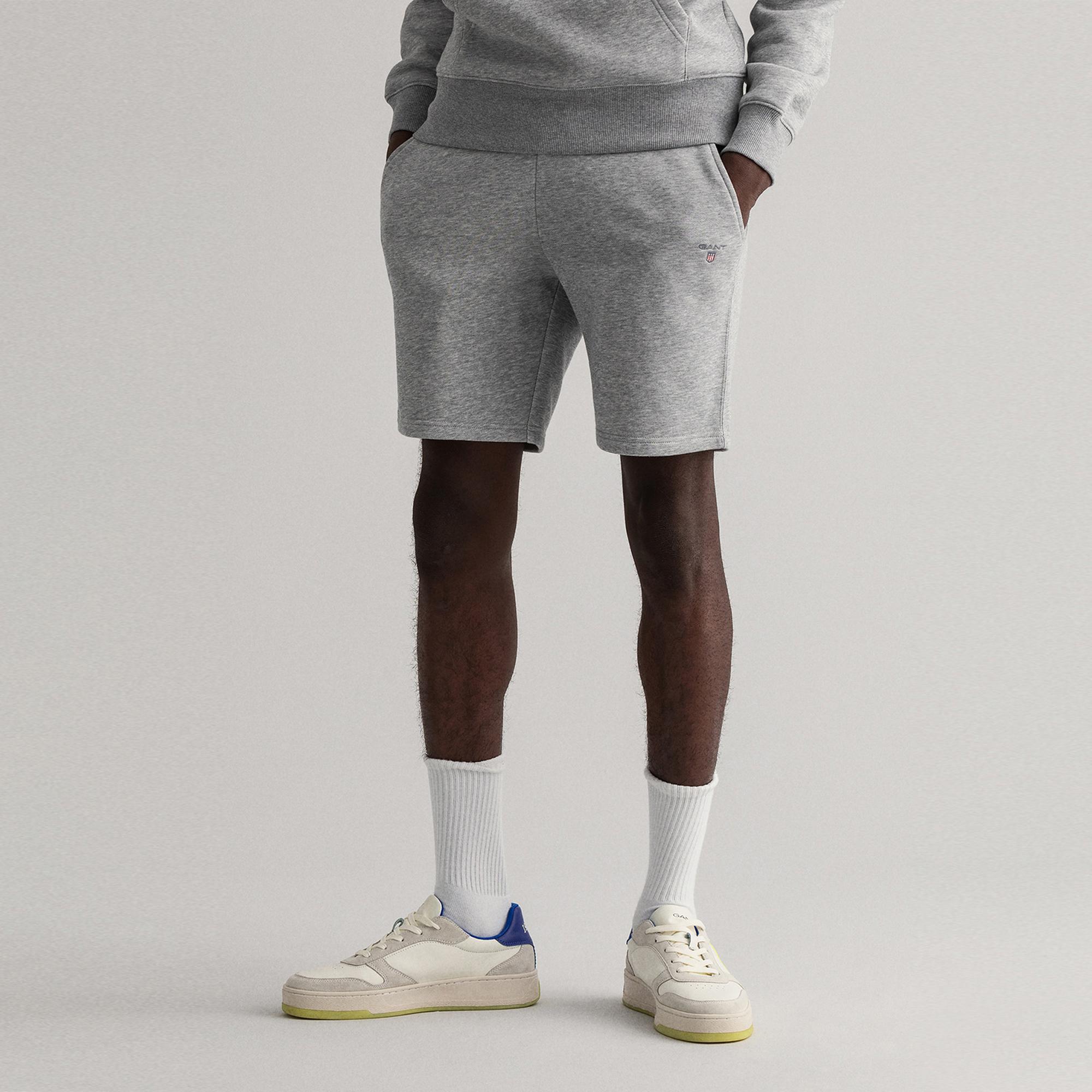 GANT Erkek Gri Regular Fit Şort